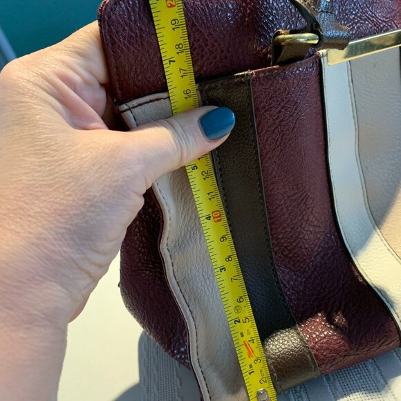 Burgundy Striped Purse - Picture 7 of 7